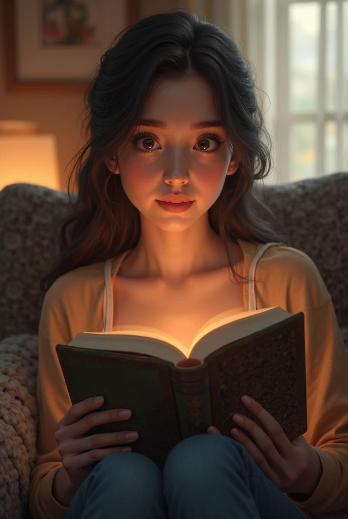 Someone reading books late into the night fueled by enthusiasm