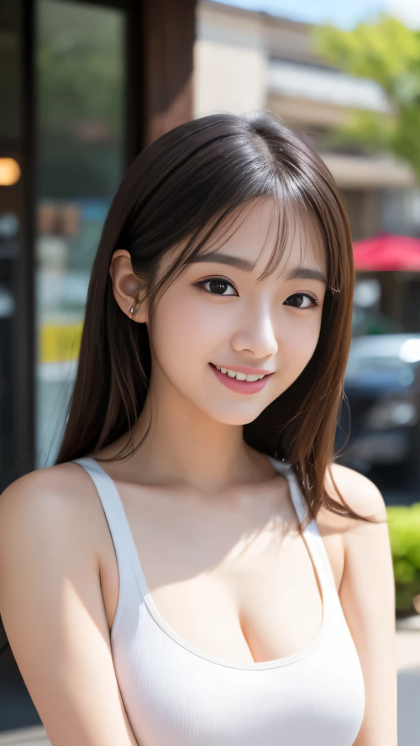 Beauty、21 years old、cute、smile、Thick lips