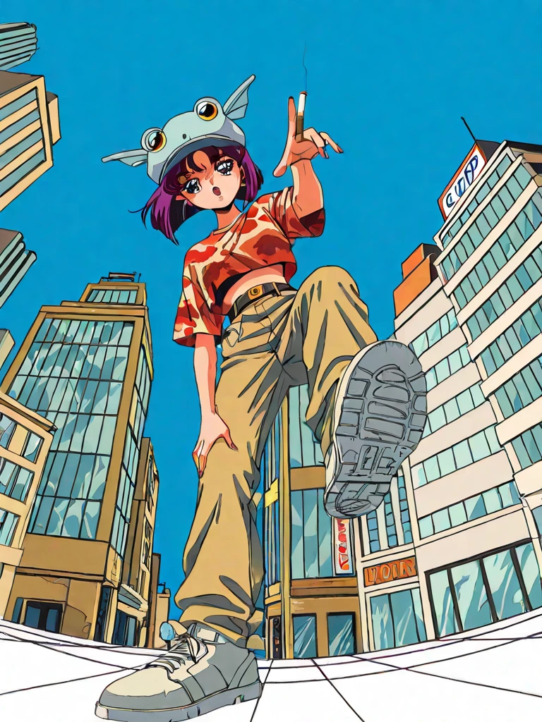 by Ken Sugimori, sugimori 1990s, ((only 1man)), peasant, overalls, flat cap, smiling, white shirt, ((no background)), ((hands behind their back)), full black pupils, manga, best quality, highly detailed, clean lines, cowboy shot, good hands, good eyes, hd, 8k, professional, symmetrical, hires, 8k,