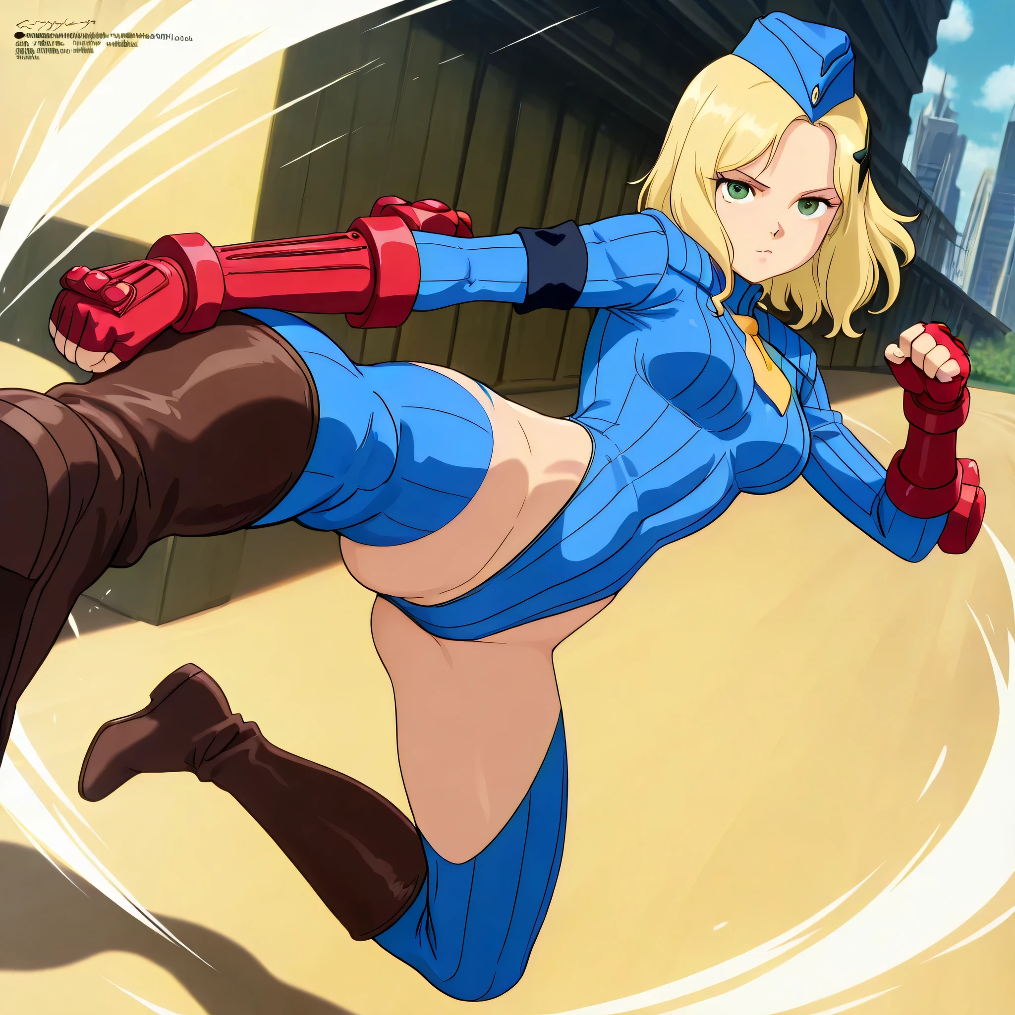 ultra-detailed, Explicit, Beautiful body, Beautiful Nose, Beautiful character design, perfect eyes, perfect face, ultra highres, 4K, beautiful legs, perfect legs, Nice hands, Perfect hand, Masterpiece, Best Quality, Highly detailed, illustration, absurdres, street fighter, doll suit, shadaloo doll, dollsuit, girls, multiple girls, expressionless, blank eyes, looking at viewer, red gloves, emotionless, black latex, corrution, mind control, female combatant, full body, hypnotized, unhappy trance, full body suit, ribbed bodysuit, both arms at side, stand up straight, obey, perfect female body, extremely glossy latex, hypnosis, hypnoLora, empty eyes, Mind control device, poses, brainwashed, submissive_pose, Slave, hat, necktie, stand up straight, standing, standing at attention, belt, latex, garter belt, thighhighs, Fighting stance, Kaho Hinata, Blend S, twin tails, blonde hair, blue eyes, maid