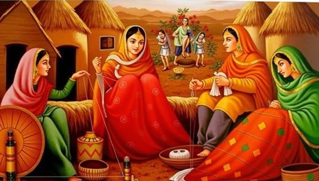 there are two girls in traditional clothing sitting in a field, ethiopian, ethnic group, album cover, magazine photo, illustration”, traditional clothes, traditional painting, [ colourful, traditional clothing, an album cover, by Afewerk Tekle, alternate album cover, traditional dress, african arts magazine, historical image, afrocentric mysticism, traditional costume, beautiful image, traditional photography