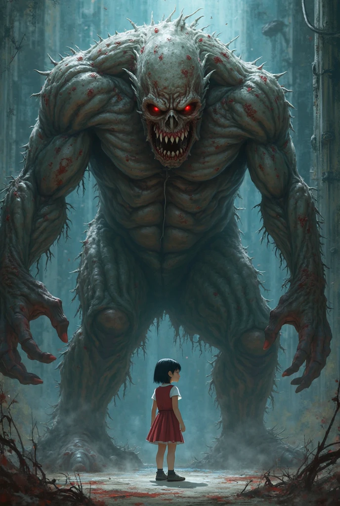 score_9, score_8_up, score_7_up, rating_safe, 1girl, (girl hiding in a laboratory:1.2), (girl and monster:1.1), monster getting closer, monster closing in, focus on girl, monster on background, full body, (climbing to a high place :0.7), (torn clothes, ripped clothes:0.9), (bleeding, damaged skin:0.8), fear, scared, worried, retrofuturism, (neon lights:0.7), monster getting closer, 80s style arcade, video games, cinematic lighting, volumetric lighting, unique angle, foggy atmosphere, realistic anime, (digital art:1.1), erotic, provocation, <lora:80s-xl-v101-32:0.8>, <lora:Concept Art Twilight Style SDXL_LoRA_Pony Diffusion V6 XL:0.8>, <lora:StS_detail_slider_v1:0.7>