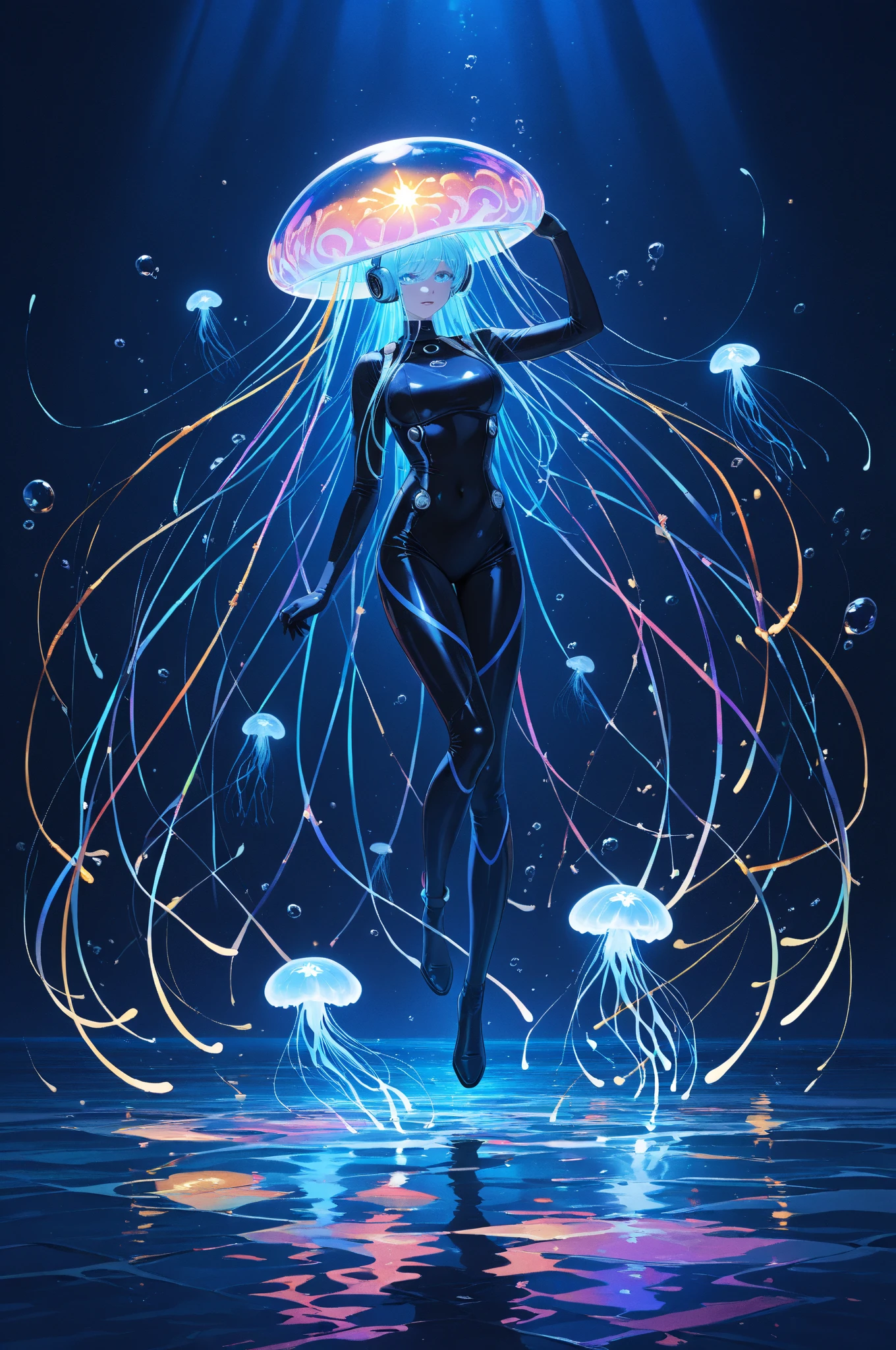 goddess portrait skull, ram skull, ((jellyfish backpack)), orchid, betta fish, bioluminescent, intricate artwork by Tooth Wu and wlop and beeple. octane render, trending on artstation, greg rutkowski very coherent (symmetry), cinematic, hyper realism, high detail, (full body pov shot) octane render, 8k, (( water goddess floating inside a bubble)), ((bioluminesence, UV glow)), yellow eyes, zzz zzzzzrzfj, zombie game, zo hitomiz, zelda, no humans, open mouth, outstretched arm, parody, pointy ears, red eyes, simple background, slime substance, solo focus, super smash