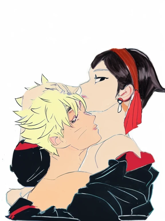 Master tigress woman kiss po