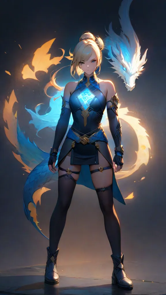 ((adult)), (Dragongirl:1.2), (female, dragon scales, black scales), with Center parted shoulder length hairstyle, (wearing half mask, covers the eyes), Top with a zipper, shows stomach, trousers, thigh visible, show legs, scene background