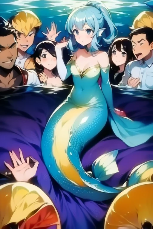<lora:mermaid-1_mermaid-2--mermaid-3_mermaid-4--retro_ham_avas_jun_rifl--09-01:1>,
(mermaid:1.2), mermaid tail,
full body,
masterpiece, best quality, 1girl, (stationary heavely restrainted and suspensded on tokyo crossroad:1.2), medium sized breasts, fully dressed, braid, shiny skin, tomboy, (arms behind back:1.5), from above, a lot of people, busy street, (crowd:1.2)