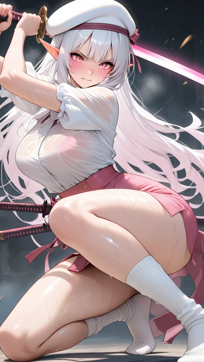 18-year-old、 Long white hair、Cat ear 、Completely naked、(Blushing your nose, Big Breasts, Half-open eyes, ), [Full Body Shot]、Lots of white love juice、Thin pubic hair、Full Body Shot,Body Piercing,Nipple piercing、Spread your legs wide、Head to toe shot、Squirting、I looked at it from the side a little....................、Hips move up and down、chest moves up and down、move your hips up and down vigorously、Ahegao、Deep waist、Hips are on the floor、Black Hanekawa、bondage、Chest compressions、No change、Uncut、4K(8K)、crying face、Tie your hands behind your back、Blowjob(10.0)、orgasm、shout、Rope bound breasts BDSM style、push your hips forward、 room,Bukkake,Ahegao,cry,