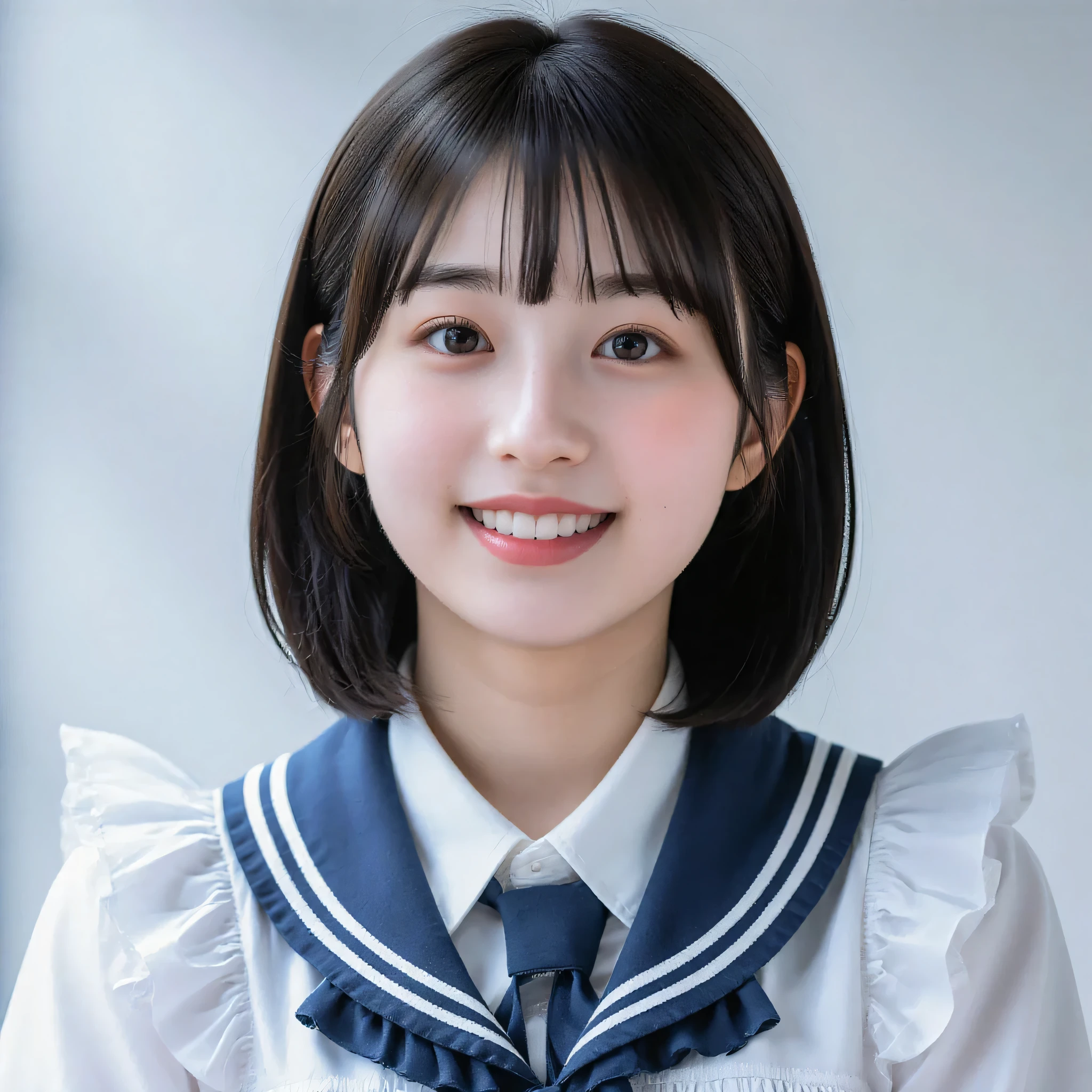 (very detailed}, , {Highest Quality}, {Super High Quality}, {highest resolution}, {{{sharp focus:pupil}}, {{16k}}, {{Realistic and Stunning Portrait of a Japanese High School Student: 2.0}}}, ((bust up:2.0))), {{Happy Smile: 2.0}}, {detailed facial depiction}}, {{detailed eye description, big eyes with double eyelids}}, {Thick Lips:Lipstick}, black hair, black pupil}}}, {Naked High School Girl , Mini Skirt Dress with Lots of Ruffles:18 years old:pale skin:boobs}}, {{ Fairy Inspired Outfit}}, {{Unrealistic fairy-tale space}}, {{))), {very fantastic, depth of field photo}}, {{{Bob hair with trimmed Bang: Home Cut: Bang}}}, {{viewers}},