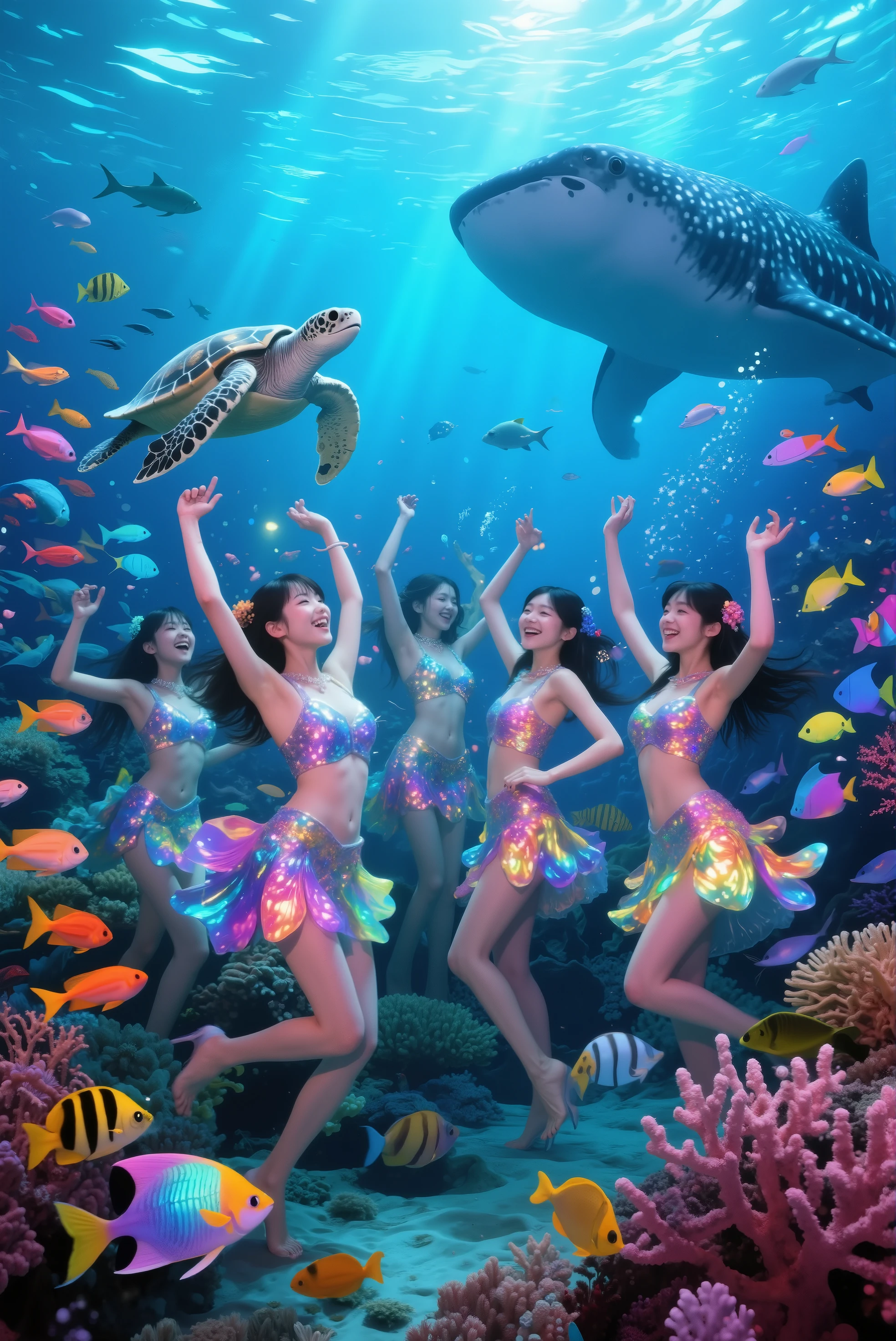 A sexy 13-yr Asian girl is(( wearing transparent mermaids costume sexy full body detail anatomy figure)), wearing transparent one piece scally detailed on skin, wearing scally fish like skin texture body, lifting up plump pussy , wavy blue short hairstyles from the flow water, ((having fish tails instead of toes))( fish fins ears))(scally fish arms, torso, bottom, face, neck, shoulder & legs))((showing feets near camera)) (accurate details of hands & fingers)) hard big errect nipples, open legs splitting position,exposed pussy line, exposed panties, exposed pussyline, smiling with teeth exposed. Sparkling gray eyes, charms, face details & fucos skin texture colored blue, swimming under the ocean showing corals, urchins, fish, turtle, whale, bubbles of air for accurate background masterpiece ((with full blue gemstone illuminating fish like scales skin textured all over her body)) ((with gills)) swimming with ocean current waves under the sea,( many different perspective view character profile , front view, side view, rear view, of same face & clothing girls posing deferent angle))