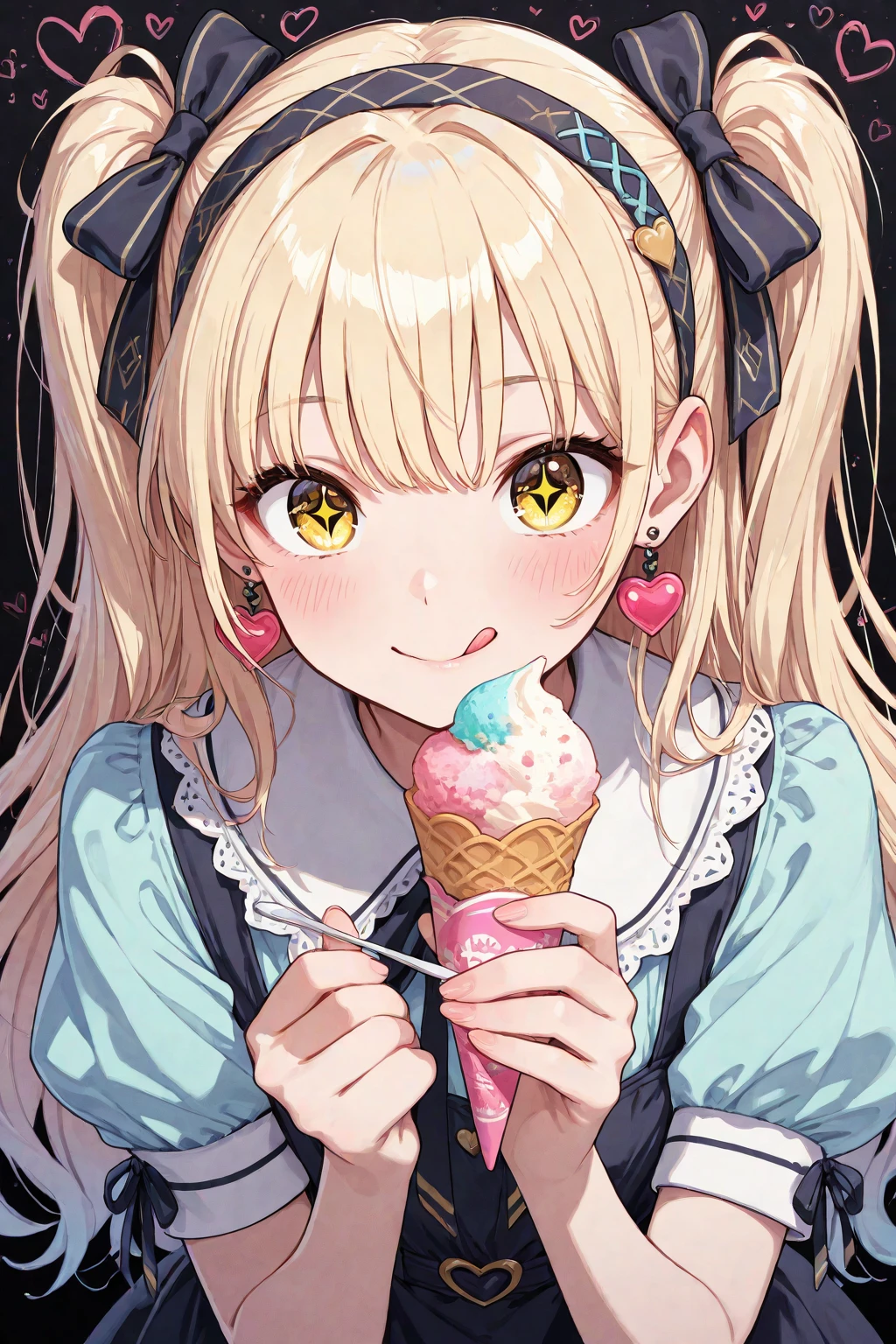 best quality, ultra detailed, beautiful detailed face, (\fellatian\) ,<lora:fellatianVol1_20230831001a:1.5> in ( ice-cream:1.3)