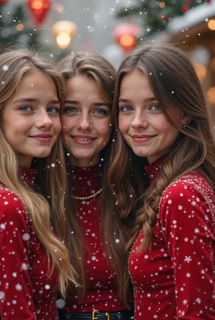 HALO EM FOGO, CHILD GIRL BLONDE LONG HAIR, fundo vermelho,