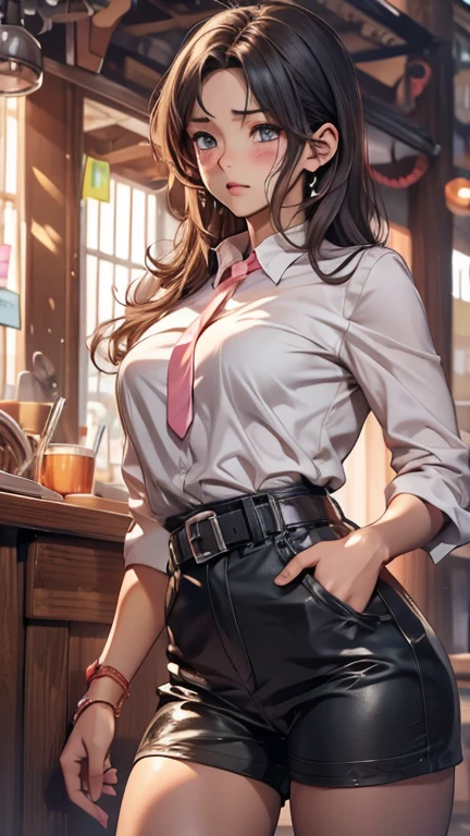 masterpiece, best quality,1girl,young girl,brown eyes,long hair,light _facesmile,shiny skin,(nice leg line:1.3),thin waist,huge breasts,
BREAK
, Jazz_bar,
BREAK
around crowd:1.1,depth of field,looking at viewer,from below,upper body