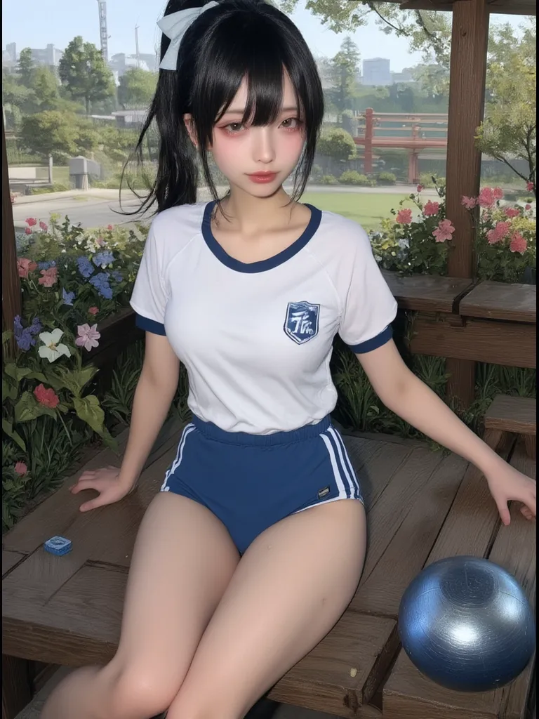 Masterpiece, best quality, high quality, extremely detailed CG unity 8k wallpaper, 16k quality: 14:24
(Unbeatable masterpiece, ultra-realistic 8k CG, perfect artwork, perfect female figure, dramatic shadows, ray tracing) 16k quality, (spotlight, perfect lighting, detail light, dramatic shadows, ray tracing), (clean, shiny skin, delicate face, super idol face, extremely delicate and beautiful: 1.2), from below, extremely delicate beauty, bangs, big breasts, front convex back upturned, black sport short vest vest blue eyes, seductive smile, smile, 16k quality, Award-winning photography, fine detail, realistic light and shadow, 8K resolution, 16K ultra-high image quality, Real texture 5.0, a beautiful girl, exquisite facial features portraying a perfect face, big eyes, double eyelids, lying silkworms, delicate facial portrayal, ultra-detailed, cold, cold, cold and proud, naturally beautiful, peerless face, beautiful, charming and moving, bangs, black long straight, sweating, front and back upturned, model body, big-breasted beauty, black T-line pants, , smooth floor, gymnastics room, indoor background, open thighs to squat in M-shaped leg pose, facing the audience