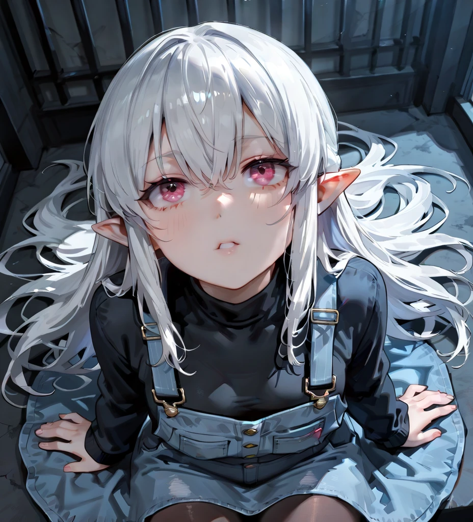 小Toiletsの隣で両手を頭の上で組み腋を見せてしゃがんで開脚する全裸の女の子、A small horn grows from the forehead、Nipples and pussy sucked by tentacles 、Legs tied with tentacles、close up of crotch，Getting by tentacles，Angry look、尻穴、cunt、Taken from below、Focus on the crotch、1 girl, Solo, (masutepiece), Best Quality、Long、White hair、absurderes、​masterpiece、top-quality、realisitic、Hyper-detailing、(skin gloss、Sweatiness:1.4)、((Looking at the camera))、(fullnude)、long、((Long、White head hair))、red eyes、toilet room、Toilets、小Toilets、Urination