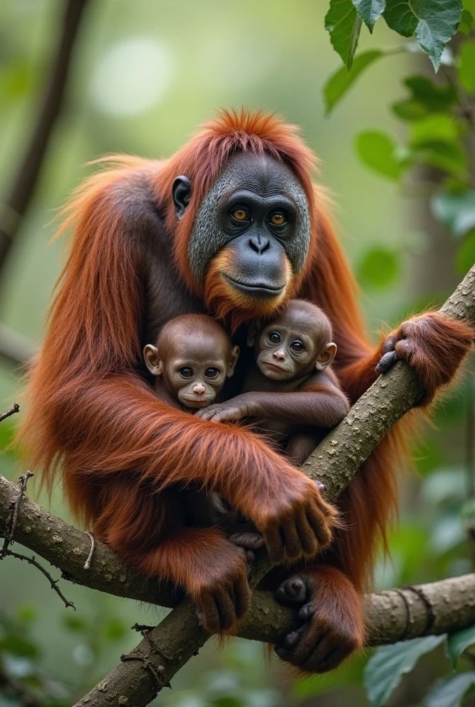 Raising offspring in an arboreal environment presents unique challenges ...