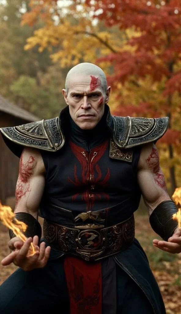 Dungeons and Dragons handsome male Drow vampire. White hair, bright glowing red eyes. D&D, jail, magic black fog. Sorcerer, red vest. Full body. Talons instead of hands. Black skin. Chained to wall in prison. Medival. Fantasy.