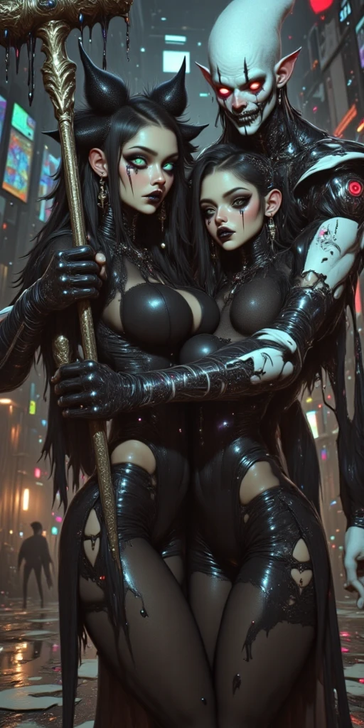 two sexy women in bikinis and pirate hats posing for a photo, deviantart artstation cgscosiety, liliana vess, jazza and rossdraws, succubus | medieval, rossdraws and jazza, trendin on artstation, artgerm and genzoman, from world of warcraft, wlop and rossdraws, wlop and artgerm
