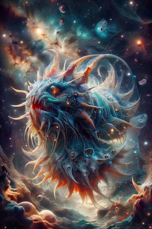 tempestmagic towering insectoid monstrosity, Rainbow-hued plains stretching to infinity, elegant,, Moonlight,, sharp focus, glowing, scifi  subreddit, art by greg rutkowski and alphonse mucha<lora:Tempest_Magic_-_XL_Grimoire:0.8> <lora:EnvyEleganceXL01s:0.7> <lora:SDXLFaeTastic2400:0.4> <lora:Rainbow_Style:0.6>