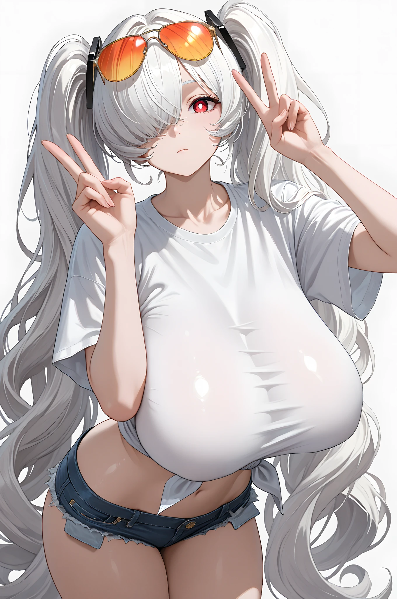 Cleavage、Huge breasts、blush、Sweat、In the heat、Long white hair、70 year old woman with braids、
{Highest quality}, {so beautiful}, {Very detailed}, {Best illustrations},Life、Slim:1.5、Long sleeve T-shirt(tight)one piece、Are standing