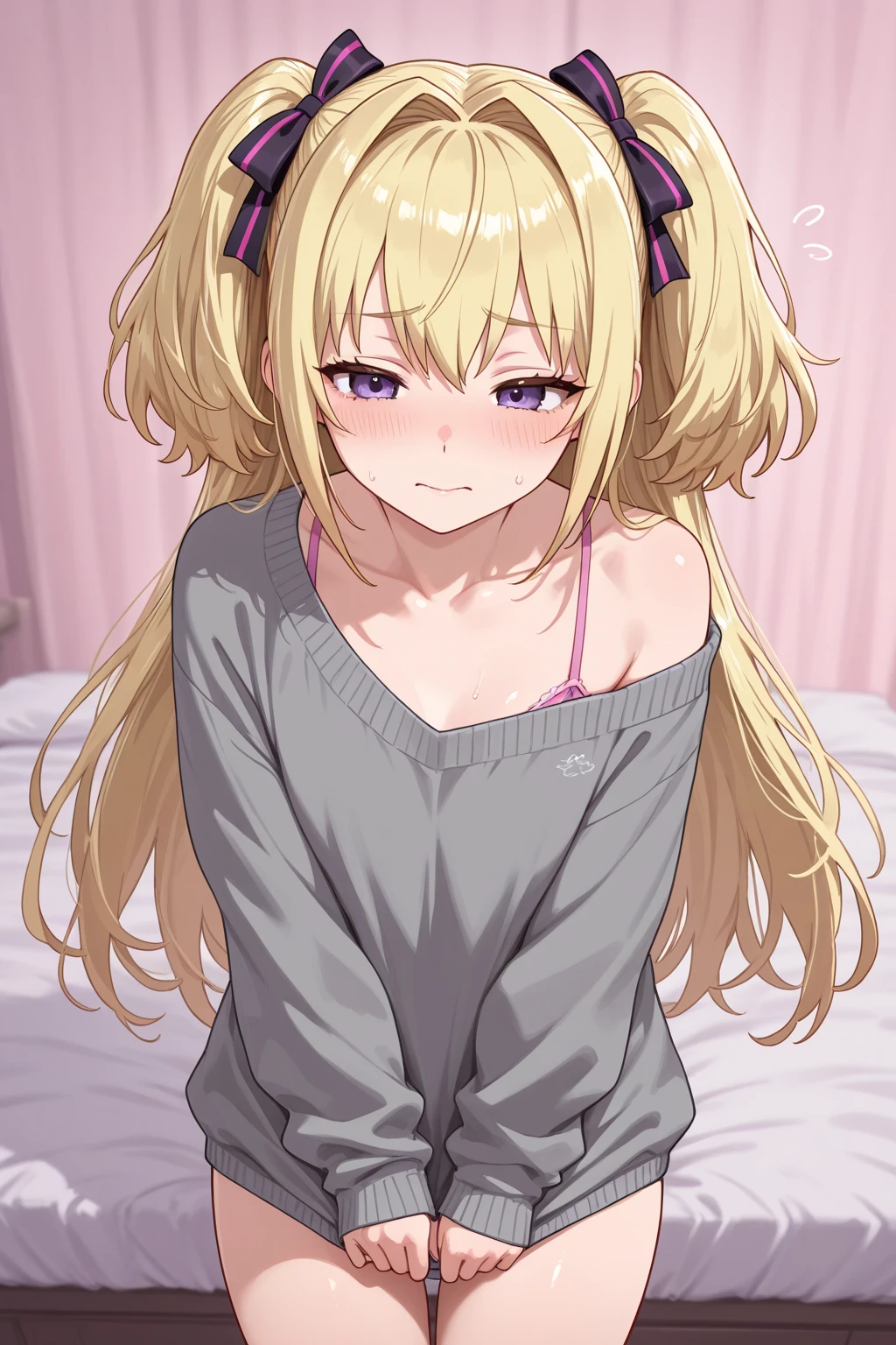 photo realistic, photo realistic, photo realistic, (masterpiece,best quality:1.4),(8k,raw photo,photo realistic:1.2),Not Safe for Work, detailed skin,detailed face,1girl,Japanese idol,cute face,Child,petite,
White Mini skirt, (((No Panties))), (((twat))), Open twat, happy, medium bob, (sitting on,spread legs), ((blonde hair)), long hair,((wavy hair)),  little girl, child, 12 yo, (top-less, small breasts, nipp),  ((puss juice, Sweat, Sweatdrop)), (((spread puss,Not Safe for Work))),  (((ure-thra))), urinates, anus, embarrassed, half closed eyes, ((clenched teeth)), girl trembling with fuck climax, steam, sweat, tears, Open twat, heart shaped pupils,