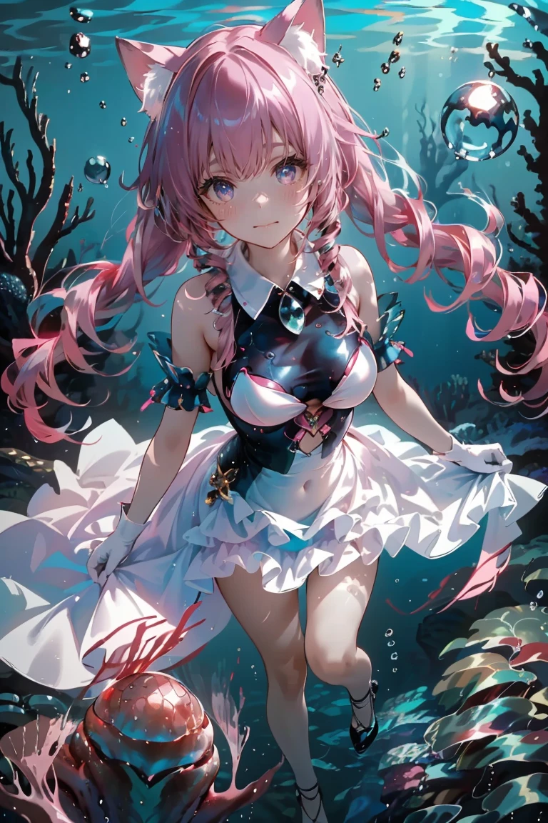 anime girl with pink hair and black skirt showing panties, scene, anime style 4 k, seductive anime girl, beautiful anime girl, pink twintail hair and cyan eyes, anime art wallpaper 4 k, anime art wallpaper 4k, anime art wallpaper 8 k, ultra hd anime wallpaper, 4k anime wallpaper, hd anime wallaper, anime wallpaper 4 k,