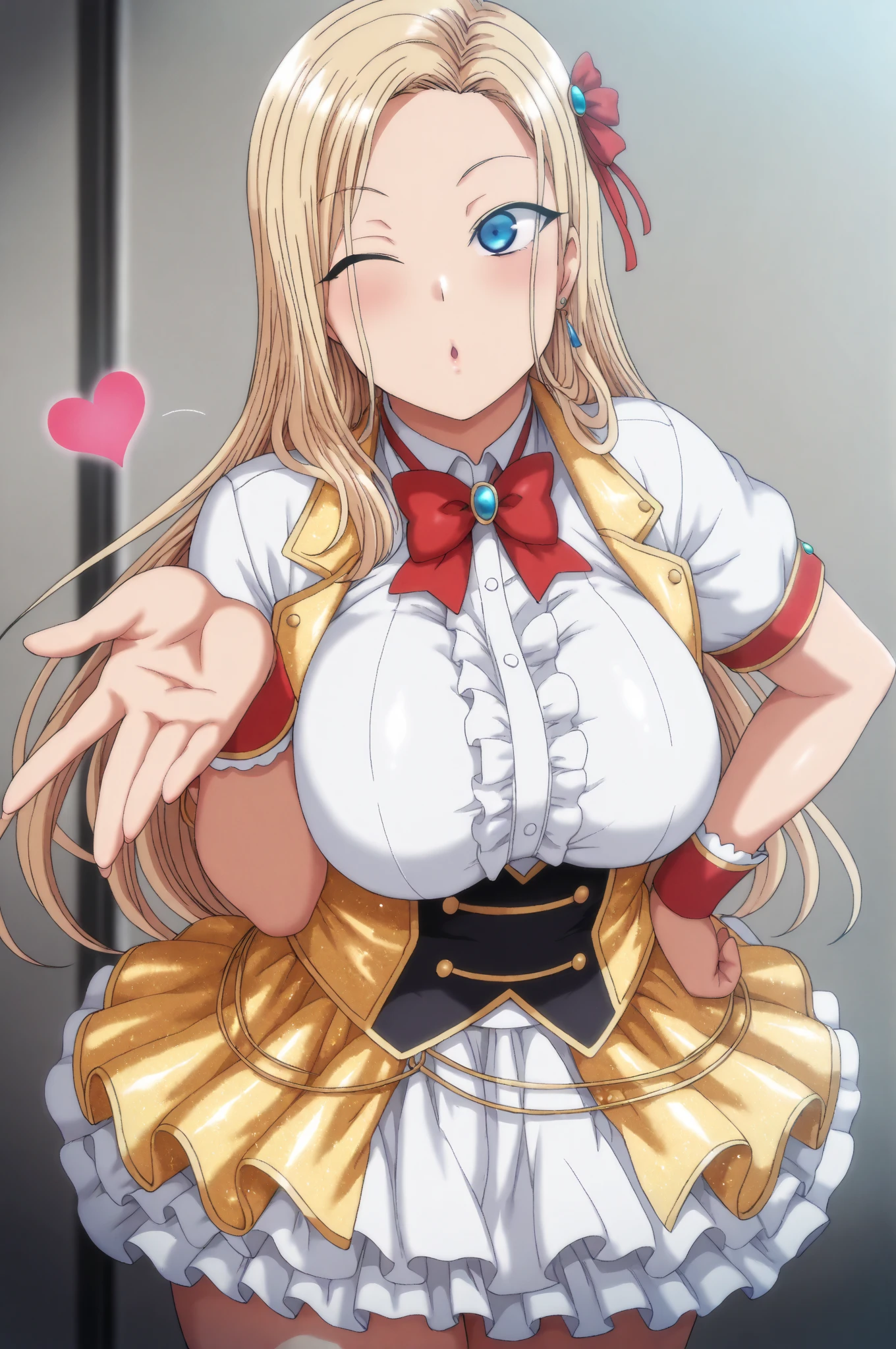 <lora:Dick_Nipples_2024_2_21B:1>(mosaic:1.2) gantic_nipples 1girl with OOTD.