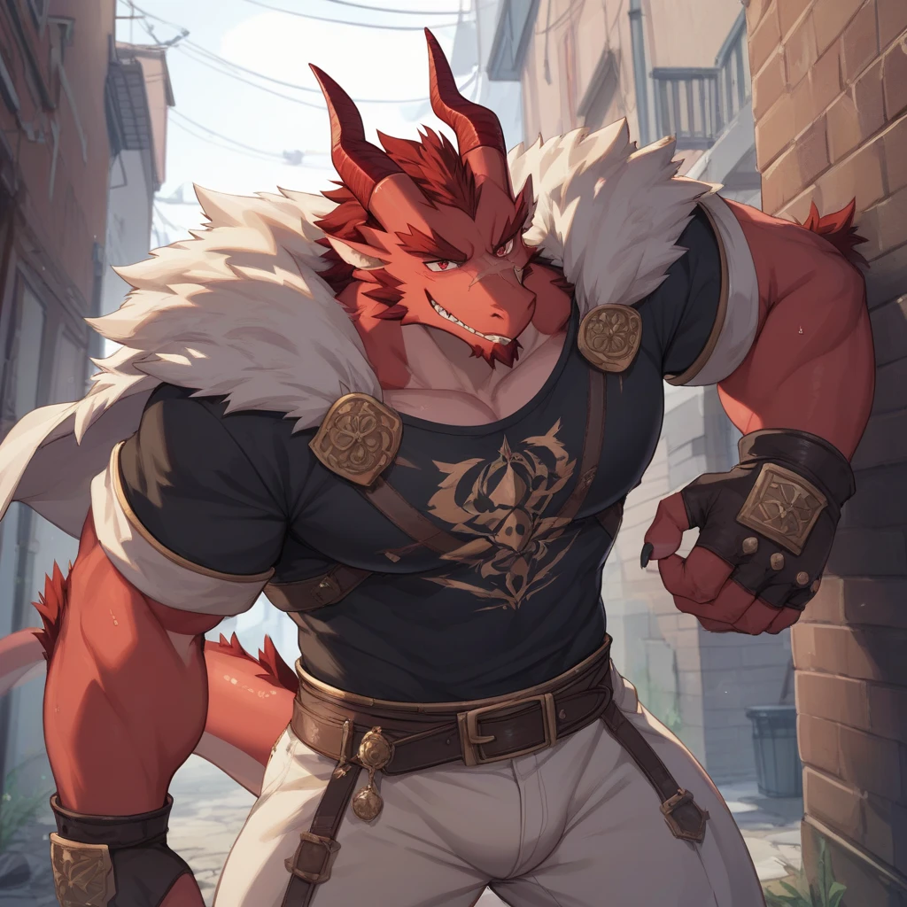 ultra-detailed, masterpiece, masterwork, high quality, best quality, hdr, (prison), posted on e621, (by hioshiru), nsfw, male, solo, (red little body dragon), hairy dragon, (long silver hair, yellow eyes, angry, white body), from below, dynamic angle, (nude, micropenis, foreskin, perfect balls, restrained, shackles), stain body, drooling, pissing,