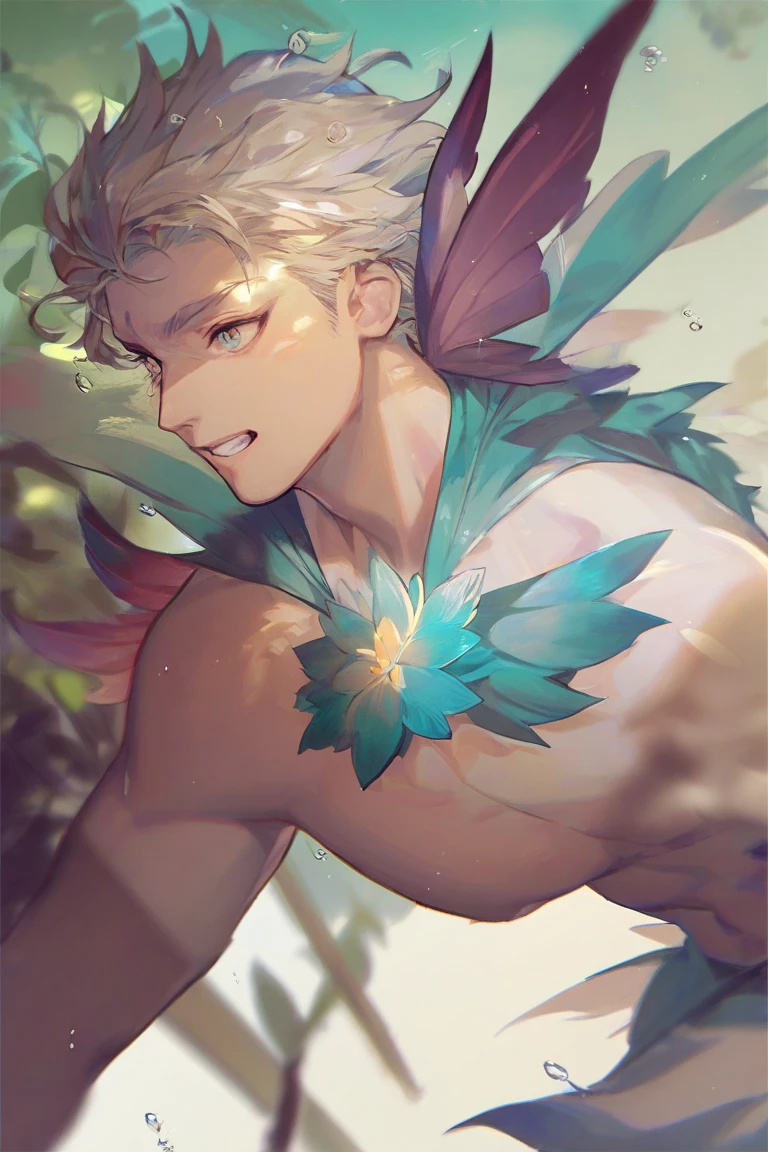 ((A young male lewd innocent with soft slender body with very long super thick braided silver hair male pixie with huge sagging manly breasts and colorful wings is wearing colorful mini glittery colorful pixie tight dress is being deeply and hardcore clapped and taking heavy breaths as he does so)), (the setting is a beautiful pixie magical village in a woods nearby lake with fireflies around), ((he has long hair)),(yaoi), (yaoi hentai), orgasm, penis line, NSFW, sexy pose, ((inspired by hentai otome game where you interact with the character and they become more horny)), ((group of 5 colorful pixies inspired by FFXIV pixies with long hair gay group gangbang)), ((male pixies sitting all over the place with their cocks out)), (well drawn face), (long wrect nipples milking), (((5 flying pixies inspired by tinkerbell fairies with beautiful magical wings))), (well drawn thick veiny cock and sagging testicles),