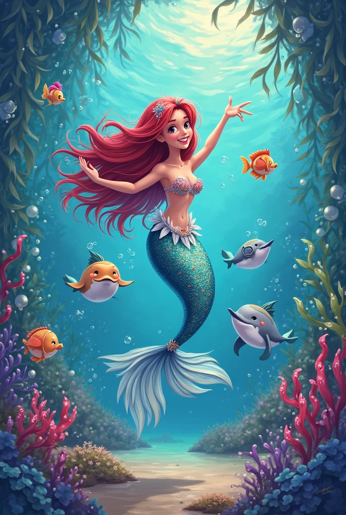 Little Mermaid　In the sea