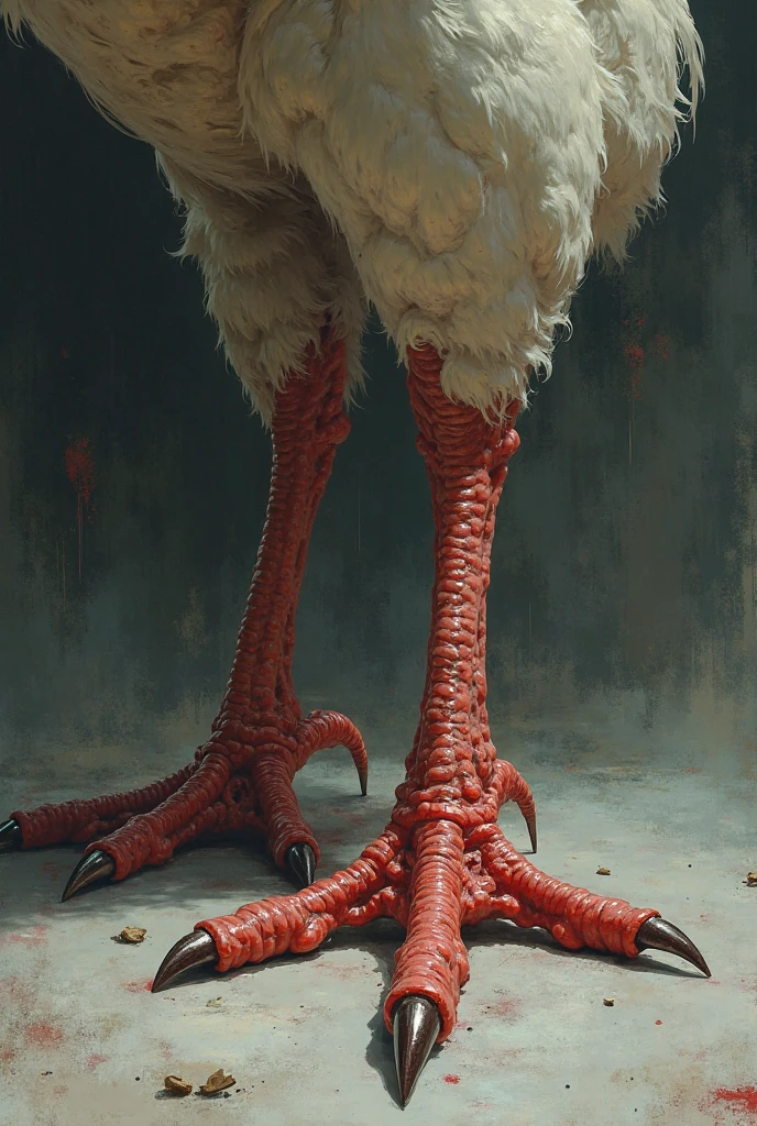 ((best quality,highres,masterpiece:1.2),ultra-detailed,(realistic:1.37), furry artwork by qwertydragon,(feral),(dromaeosaur),(thick ),(large tail),(),(solo),(wingless) (equine ) (big ) (big puffy ) (white body) (white feathers) ( focus) (cute chibi) (soft) (very detailed textured ) (grotesque ) ( presenting , ,) (by zackary911) (by raptoral) (by ) (flared equine ) ( focus) (Laying on back) (big ) ( dripping excessive amount of ) 