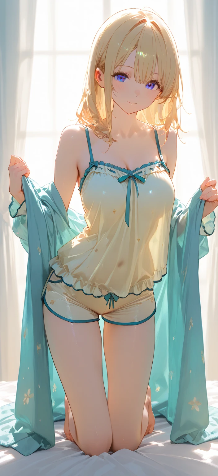 bikini under clothe,see-through long shirt,<lora:Ðикини ÐÐÐ ÐÑпалÑник под пÑозÑаÑной одеждой(bikini under clothes ÐÐÐ swimsuit under clothes( see-through ÐÐÐÐÐÐ):0.9>, <lora:ÐоÑка-девоÑка из Ñок ÑоÑ(Himeko, very long hair, red eyes, hair bow, twin_drills, twintails, long hair,cat ears, yellow cat ears,):0.7>, Himeko, very long hair, red eyes, hair bow, twin_drills, twintails, long hair,cat ears, yellow cat ears, (((masterpiece))), (((best quality))), (((illustration))), (((finely detail))), ((extremely detailed cg unity 8k wallpaper, highres)), (beautiful detailed face and eyes and hair:1.1), (an extremely delicate and beautiful girl:1.2), ultra-detailed, ultra high res, high quality, 4K, extreamly delicate and beautiful, full_body, standing, in full growth, hourglass waist