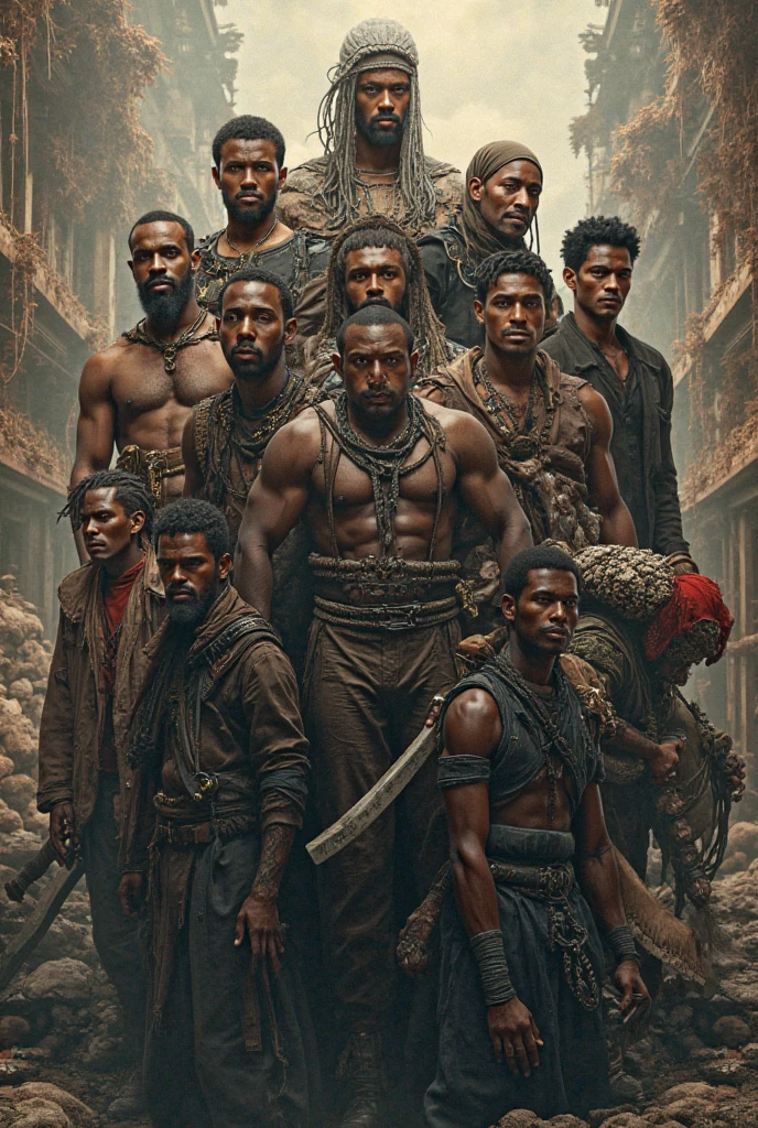 create a work of art inspired by the Burns uprising. the work must reflect the essence of the movement, highlighting the struggle, the resistance and desire for freedom of the enslaved