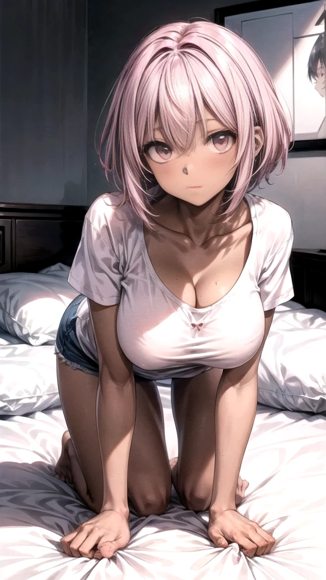 When Higurashi Cries　Ryugu Rena　red short hair 　Beauty　Naked　Ecstatic expression　　The whole body is covered in white semen　Convulsions　(Intense sex between a man and a woman)　scream　Cowgirl　thin　West LINE　Muscular　Beautiful belly button　Sweaty　Riding on top of a man　Completely naked　Kubirebodi　Intense sexual activity between man and woman　Vaginal insertion creampie　