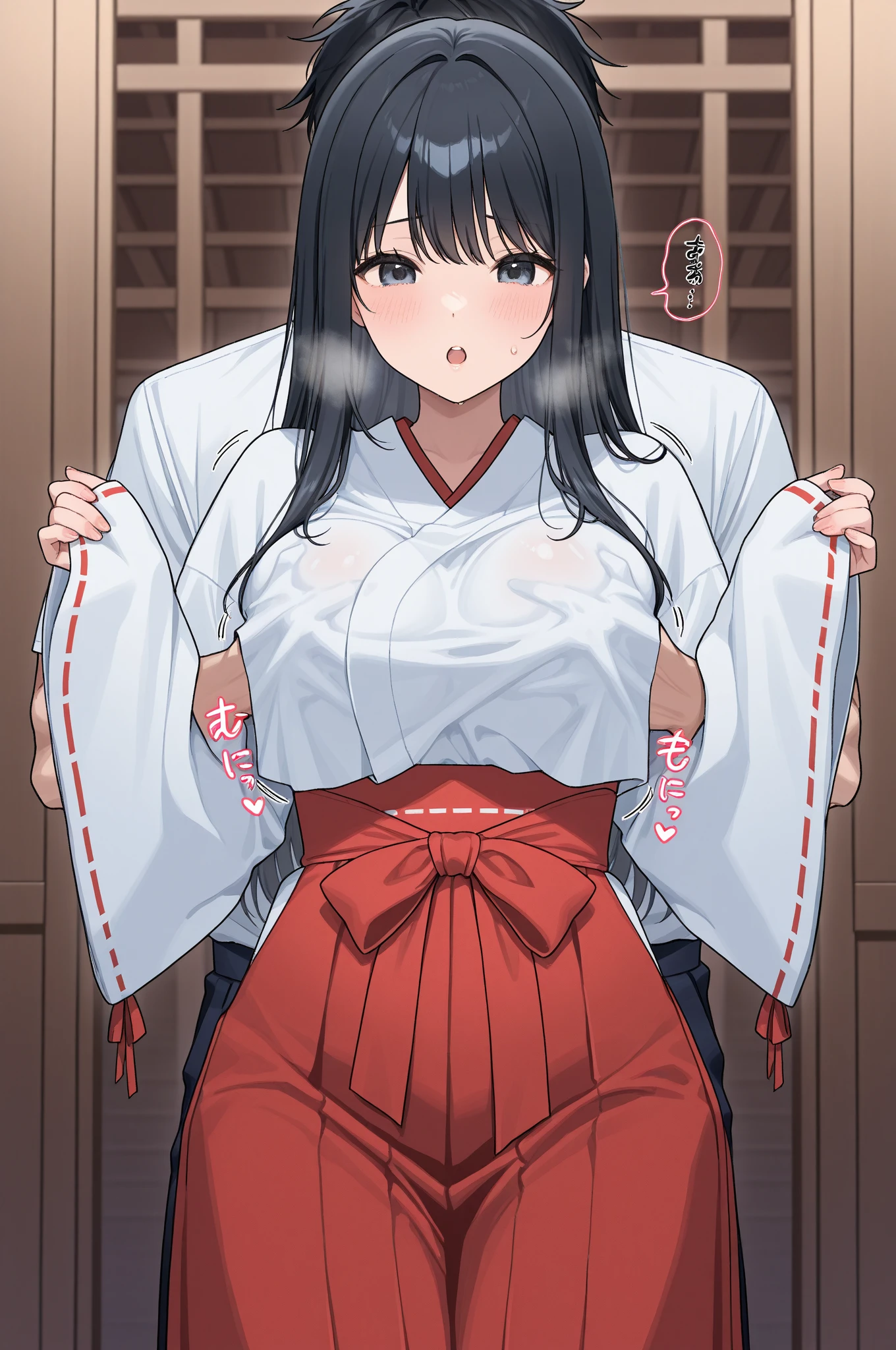 A tragic historical drama in 8k live-action style: Beautiful palace secrets Beautiful 10 year old Chinese Kung Fu Princess with long black hair has her nipples examined by a doctor Gorgeous embroidery, Ultra glossy, She is wearing a shiny red top and bottom long sleeve floral pajama kung fu suit.... She looks distressed