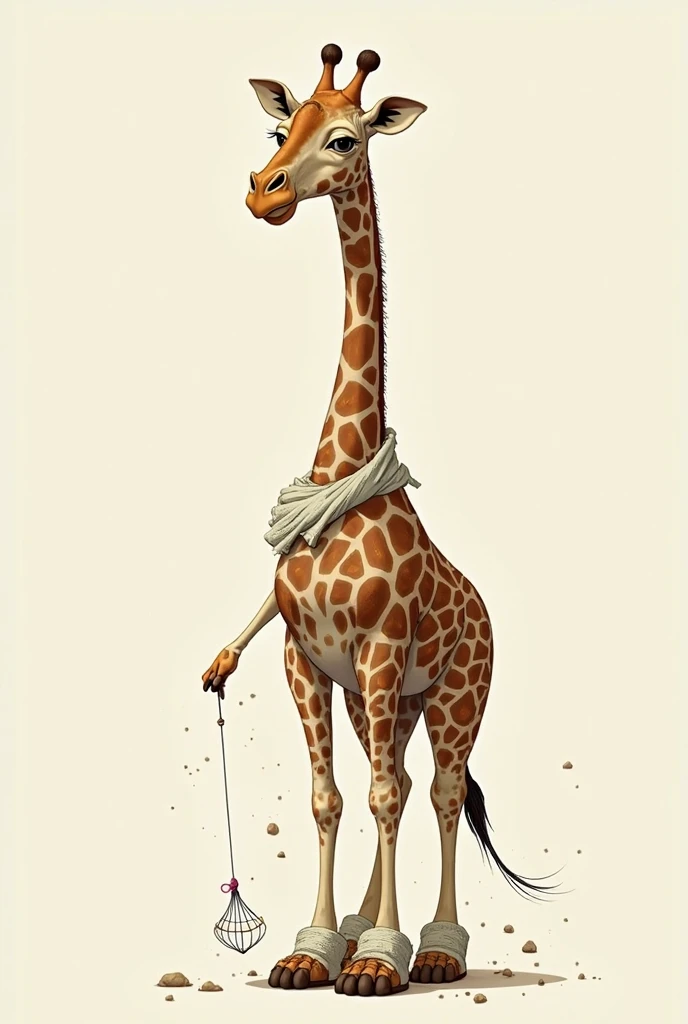 Feral, furry, panting, giraffe, detailed legs, , 1 tongue, 1 big dick , 1 anus, 2 testicles, detached 1 tail, , after orgasm, vivid colors, realistic , white background, cum in ass, cum on floor, cum on dick , realistic dick