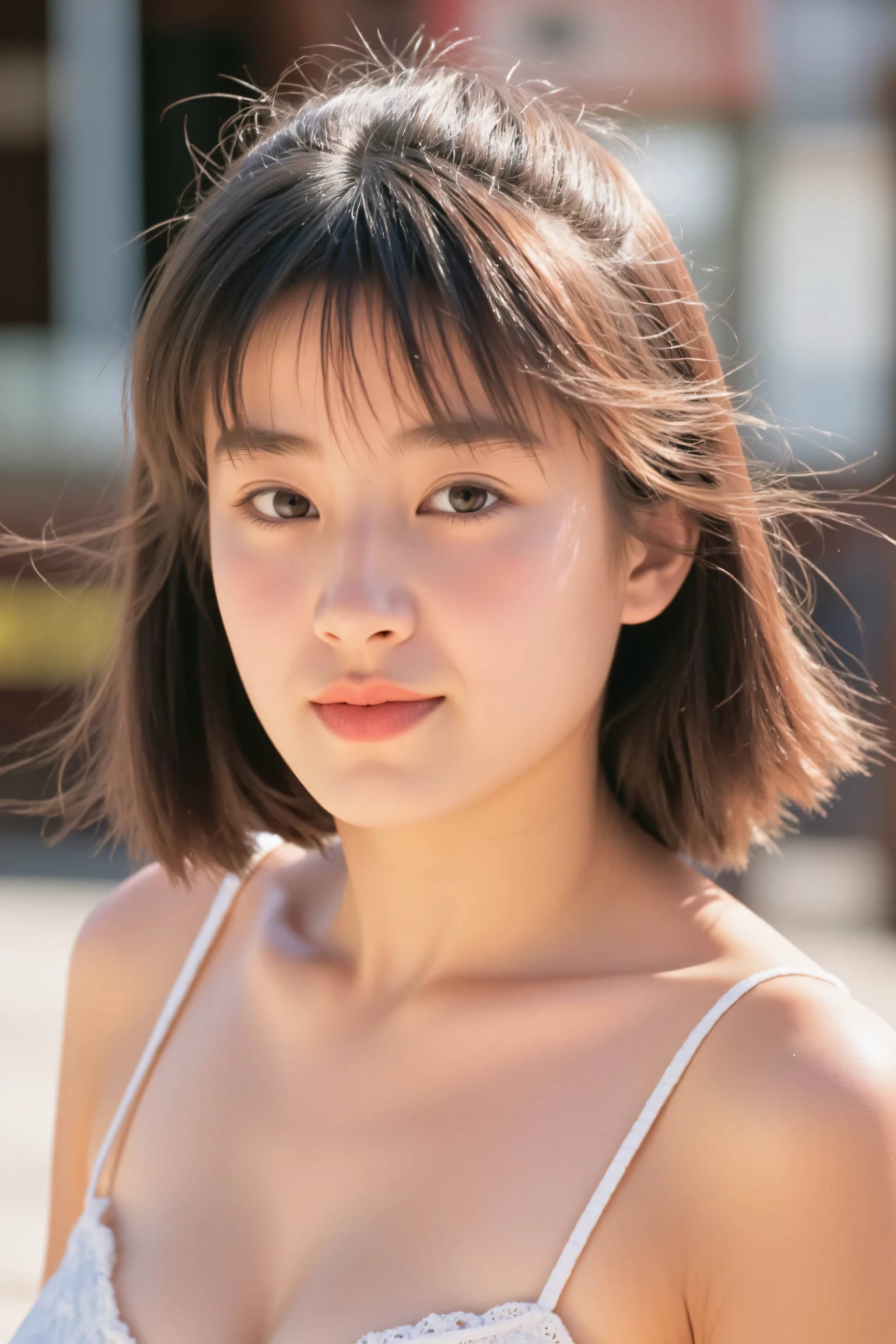 nude写真、smile, ( Highest Quality:1.5),(((topless、nude、Nipples、pussy))) ( Capture skin texture and pores :1.7), Sharp focus on the upper body、Creates natural shadows on cheeks and forehead, ( high definition :1.4), fine details of pores and skin are realistically depicted.、The lighting emphasizes the texture of the skin ( skin details :1.8), lips have slight luster、The natural pink shade creates beautiful light reflections.., hair on the top of the head.、 background blur,. (Full Body、full nude、)