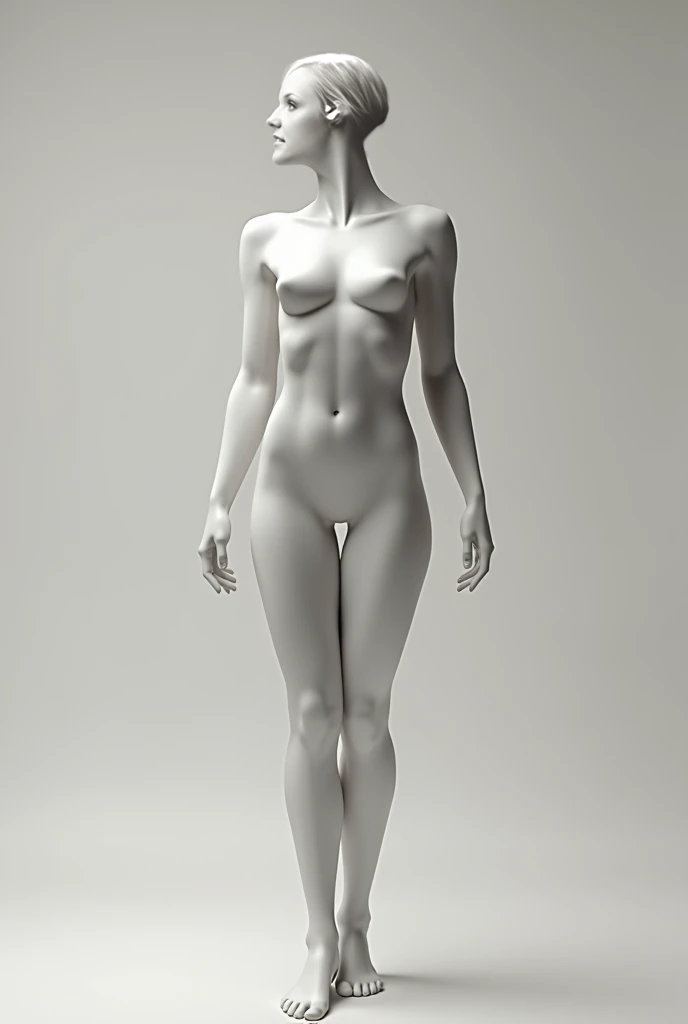 top-quality、Top image quality、masterpiece、超A high resolution、a picture、a beauty girl、directly in front、barechested、barechested、is standing、directly in front、Beautiful navel、Beautiful skin、beutiful breast、barechested、brightly lit room、childish、middle school girl、being thin、Arms behind your back、Light from the front、Stand up straight、erect through、bilaterally symmetrical、directly in front