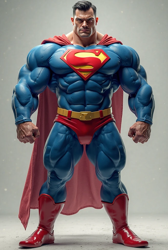 1homem, Superman monster, with absurdly large muscles, chest and arms disproportionate to the body, Guy with fury, walking the streets in the crowd, giant arms, tremendously strong arms, giant trapezoid, HQ style mixed with realism, fully body, walking fiercely, Focus on the feet.