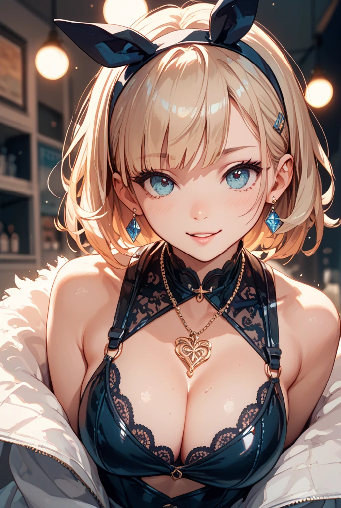A girl holds a baby and laughs(Sketches), (Open Close), (Small body)（Blonde:1.8) (Short Bob Hair:1.4), (Blue eyes) (eyelash:1.3),(White background:1.2),View ViewerHigh Resolution,  nature(Large Breasts:1.3)Expose