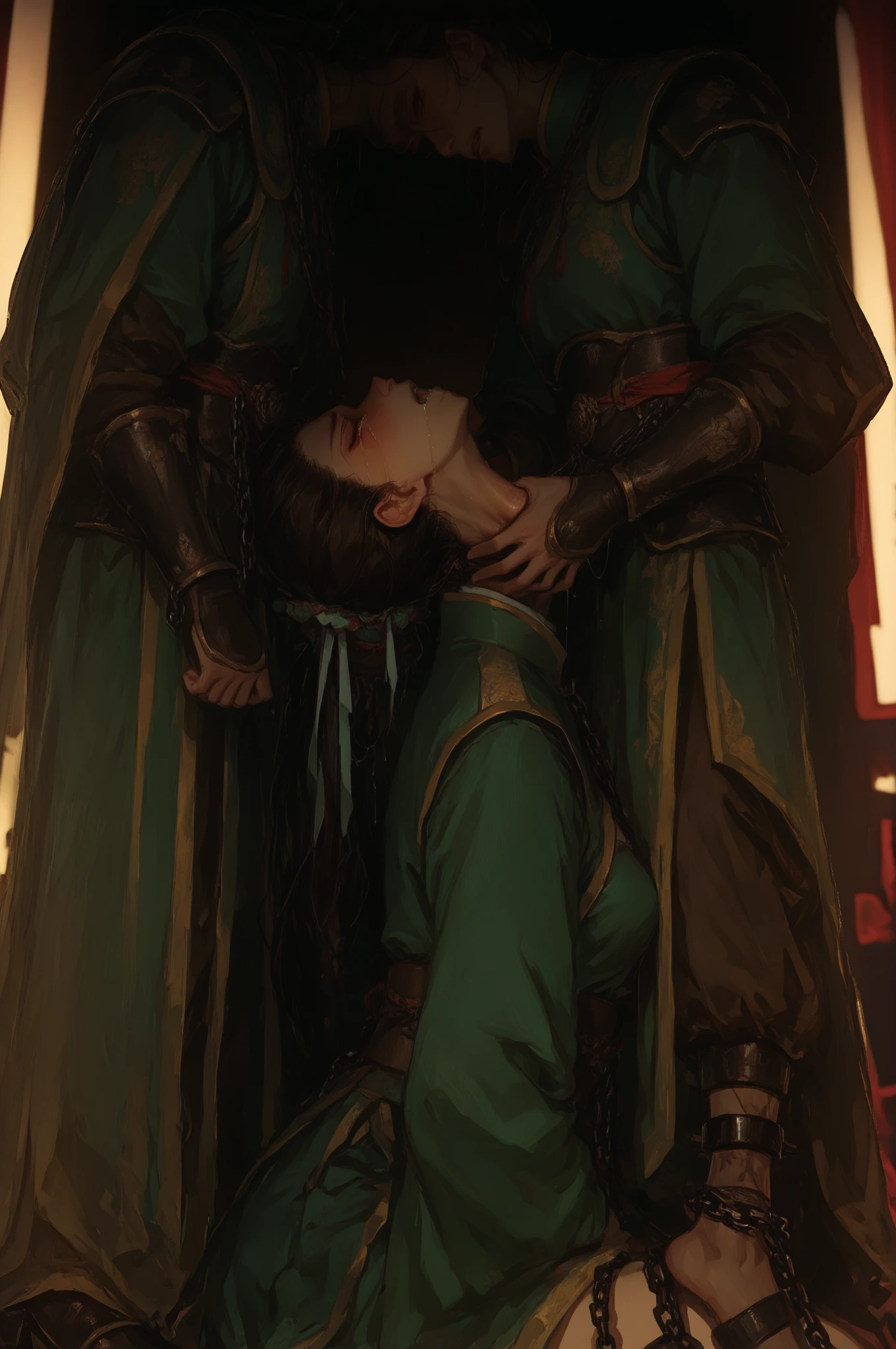 {{{nsfw:1.5}}},{{{breast grab:1.5}}},{{{breast milk:1.5}}}, nsfw, 1boy and 1girl, 1boy, orc, fat man, faceless male, vaginal, sex, girl, brown hair, short hair, bob cut, green eyes, medium breasts, {{{tears, shouting}}}, open mouth, arms behind back, spread legs, pussy, sweat, steam, {{{{{excessive cum}}}}}, dark forest, cowboy shot, {{{best quality, very aesthetic, ultra-detailed, extremely detailed}}}, perfect anatomy}}}, {{{{{{{{{{game cg}}}}}}}}}}, interspecies, beautiful detailed, vector trace, 8k, insanely detailed and intricate,, best quality, amazing quality, very aesthetic, absurdres
