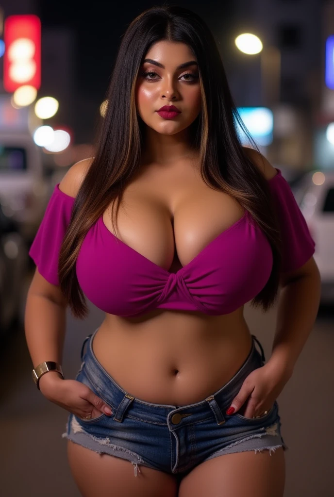 Nicki Minaj big tits in Times Square
