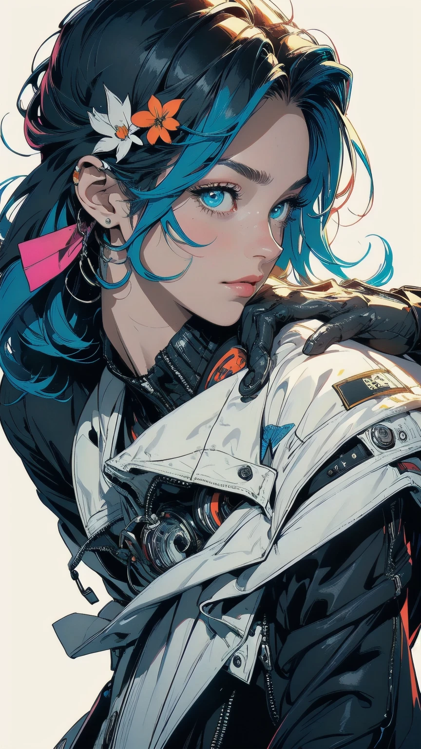 (((masterpiece, highest quality))),(((solo:1.2))),(((1girl:1.2))),32k wallpaper, very detailed, poster, vintage science fiction,(((((geometric cinematic movie poster))))), (bauhaus), shape,(((abstract))),(mid century modern),movie poster,(((((portfolio))))),(((((Close-up))))),((((( up))))),((((more various angle)))),(((highlight))),((((heterochromia)))),(((complete. detailed face))),(((Extremely talented))),(((((most complecated machine))))),(),(((((unlimited mechanic Workaholic))))),(((Absolutely detailed Mighty machines background)))