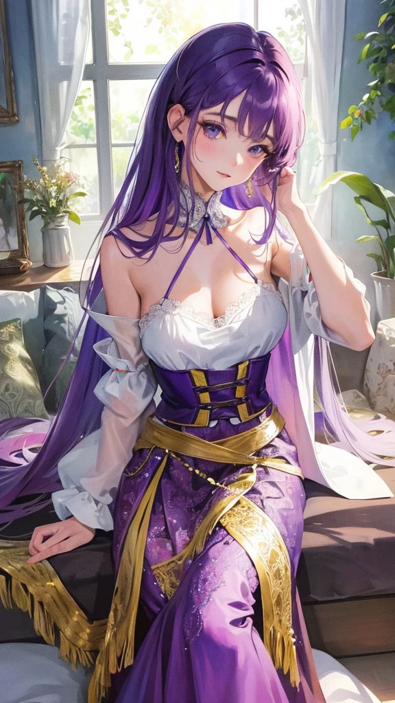 Purple clothes