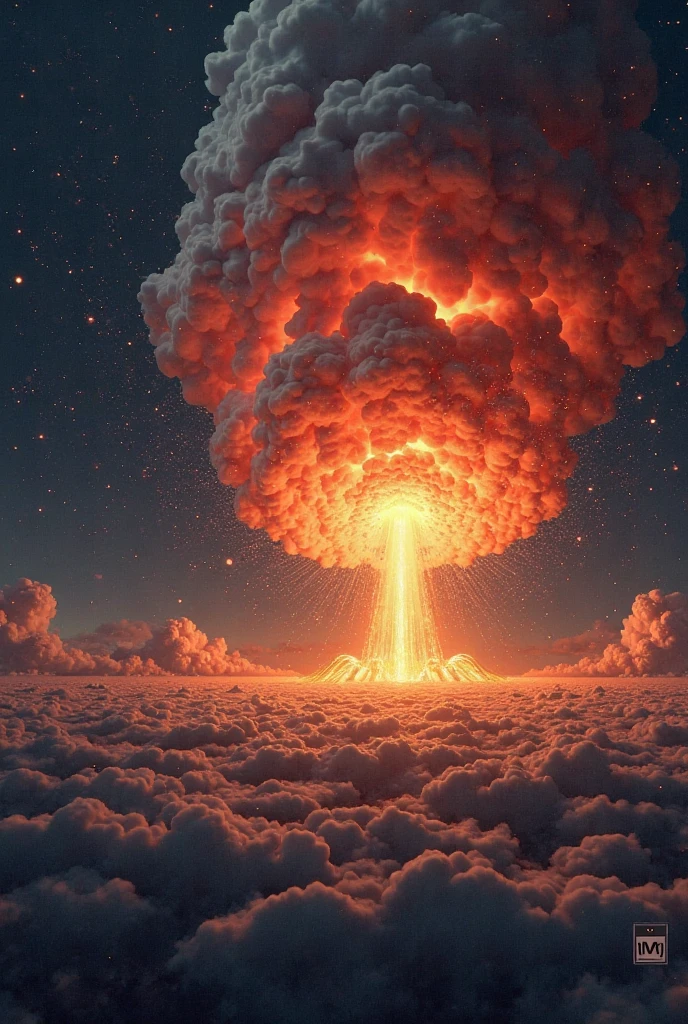 Una bomba nuclear explotando, Expansion wave, Alta calidad 16K,ultra realista,vista,magic realism,cinematic look