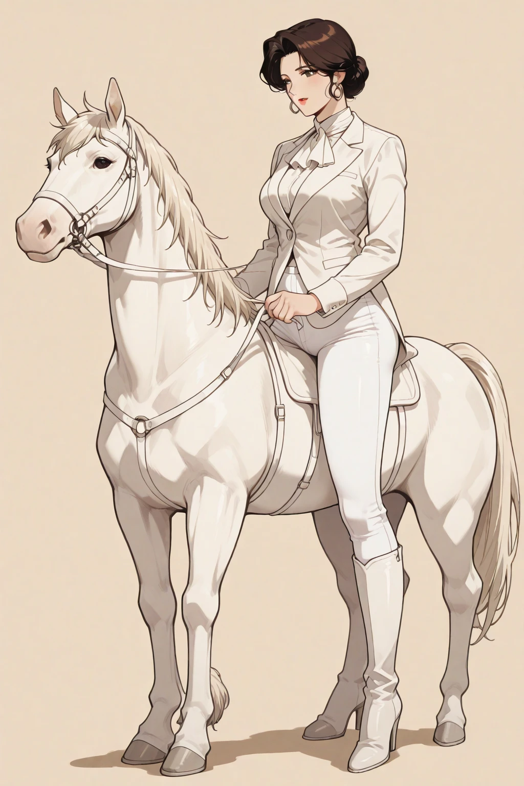 1 centaur,Line drawing,Line drawing,Pure white background,pencil drawing,Remove Background,Graphic design sense,smooth black and white lines,Perfect Curve,Simple and clean lines,Fluency,Delicate face,No additional wiring is required,Perfect hand movements,(high quality)(Volumetric Light)
