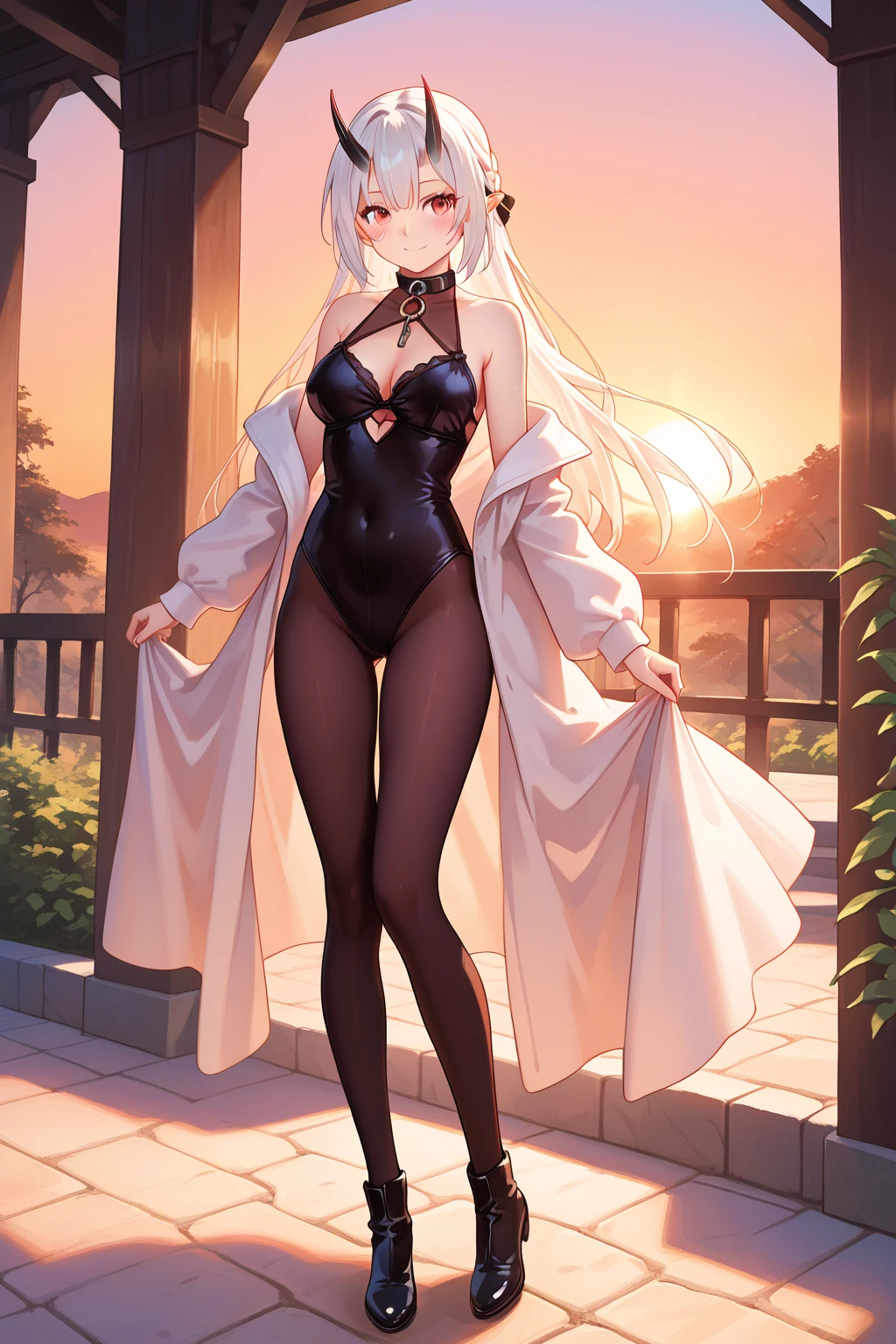 masutepiece, best,plein air、(((Night, fullmoon))), 1 female,, Older sister, royal family, Cold Face, deadpan, Woman with long silvery-white hair, Light pink lips, Calm, Intellectual, Slieban, Beautiful turquoise Hitomi, Full Body Angle,streetview, Facial details,Beautiful standing figure,Dynamic angles、Cinematic、