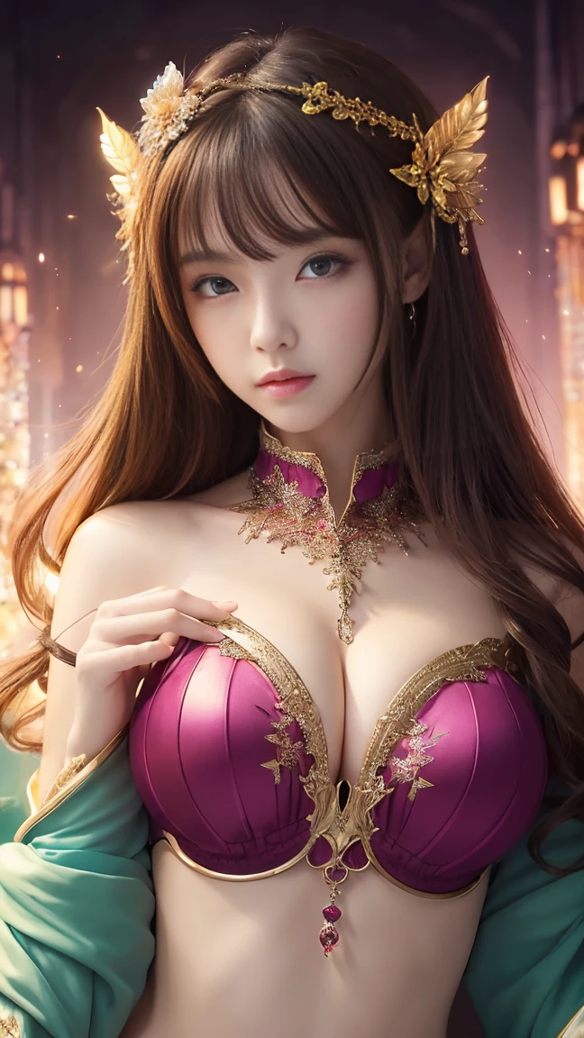 Best quality, masterpiece, high resolution, 1girl, clear pink silk porcelain dress, beautiful face, pink rabbit ear ,hair accessories, looking at the audience, smiling, close your mouth, lips,pink dress, hair accessories, necklaces, jewelry, long hair, earrings, on the body, Tindal effect, realism, dark studio, edge lighting, two-tone lighting, (high detail skin: 1.2), 8k UHD, DSLR, soft light, high quality, volumetric lighting, photo, high resolution 4K, 8k, blurred background、huge breasts、exposing her chest、Show breasts、huge boobs,huge breasts、exposing her chest、Show breasts、huge breasts、exposing her chest、Show breasts、huge boobs,huge breasts、exposing her chest、Show breasts、huge breasts、exposing her chest、Show breasts、huge boobs,huge breasts、exposing her chest、Show breasts、huge breasts、exposing her chest、Show breasts、huge boobs,huge breasts、exposing her chest、Show breasts、huge breasts、exposing her chest、Show breasts、huge boobs,huge breasts、exposing her chest、Show breasts、huge breasts、exposing her chest、Show breasts、huge ,huge breasts、exposing her chest、Show breasts、