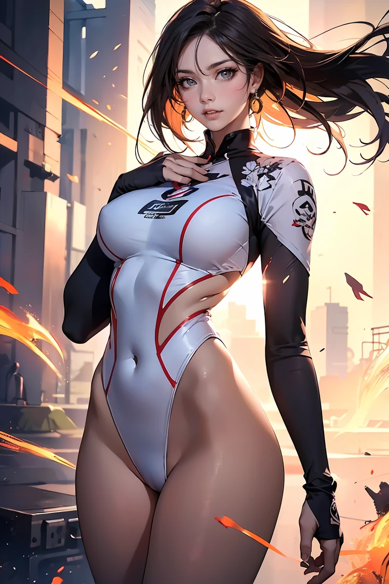 1female,35yo,plumw,extremely large bosom, 独奏,(Background with:ponds,Cherry blossom forest,lotus flower)Lie underwater, She has short black hair,standing on your feet,seen from the front, Twist braids, mostly cloudy sky,(((tmasterpiece),(Very detailed CG unity 8K wallpaper),best qualtiy,cinmatic lighting,detailed back ground,beatiful detailed eyes,Bright pupils,Black eyes,Snow-whiteskin,Redlip(Very fine and beautiful),(Beautiful and detailed eye description),ultra - detailed,tmasterpiece,))facing at camera,A high resolution,ultra - detailed),revealing breasts,Bare genitalia, Bulge,legs are open,Raised sexy,Camel toes,Flushed complexion,Desire for dissatisfaction,frontage,athlete,Superman uniform