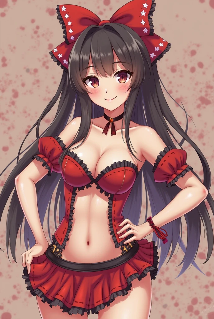 Best quality, 超高分辨率, 1 busty girl,bathing suit ,Cute big breasts, ( Long reddish-brown hair:1), (puffy eye)), looking at me, Full body lesbian, smiling at me, red eyes, Flower pupils, Sweet, Big breasts are beautiful, Cute big breasts, caring, Very shy, Love me with all your heart, hyper HD, Smile gently at me,Colossal tits,Genre painting,Breasts on display,Busty big breasts,Expose the upper chest
