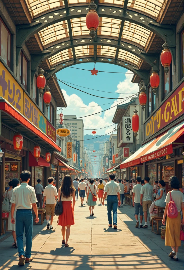 A painting of Ba Dinh Square